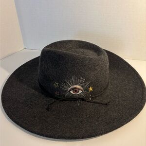 Johnny Was Black Wool Felt Hat